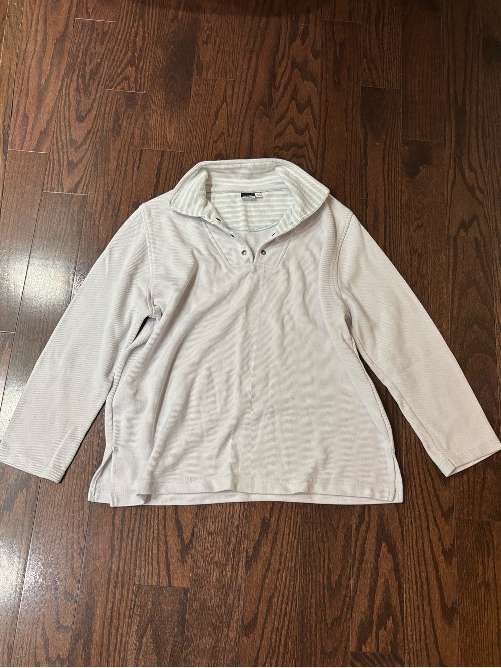 Light Purple Women's Pullover Sweater with Collar